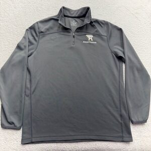 Evoshield Knighthawks Mens Large Gray Quarter Zip Performance Pullover WB60071